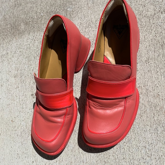 Orange Fluevog Loafers - Picture 15 of 15
